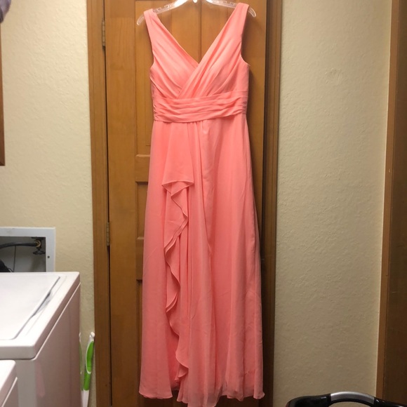 Azazie Julianna Dress in Coral - Picture 6 of 8